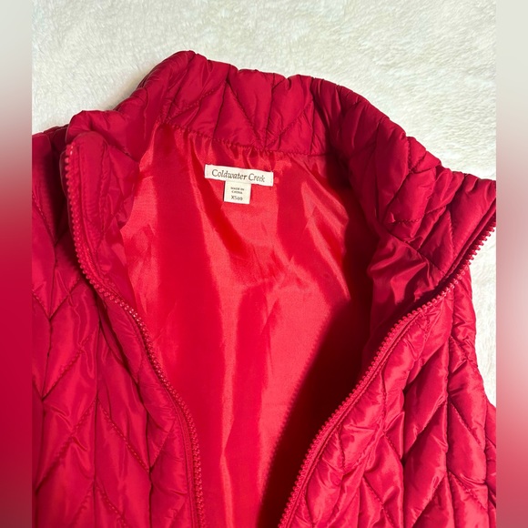 Coldwater Creek Puffer Quilted Vest size XS-4 - Picture 9 of 9